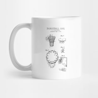 BASKETBALL GOAL patent Mug